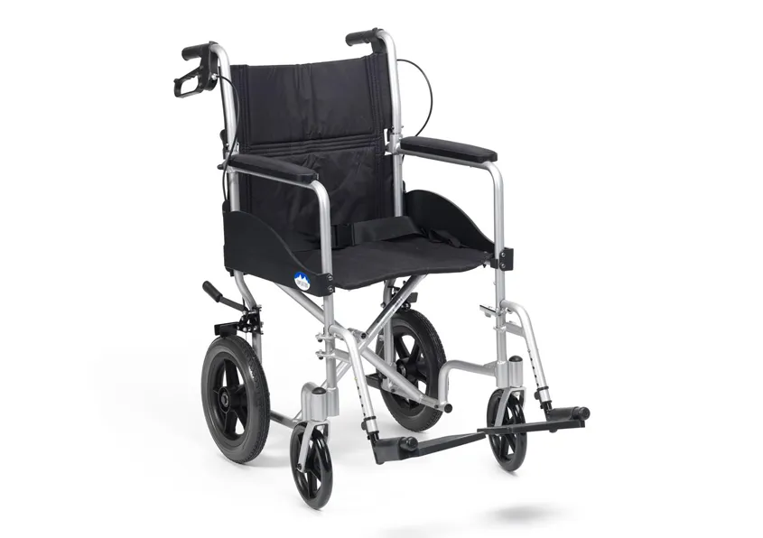 Expedition Plus Transit Wheelchair, front angle view