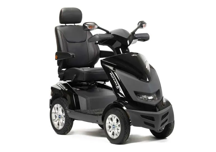 Royale 4 Wheel Scooter front angle right view